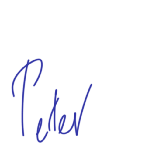 peter signature